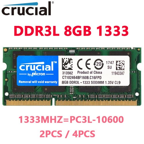 Crucial ddr3l gb 1333 - gb, 32