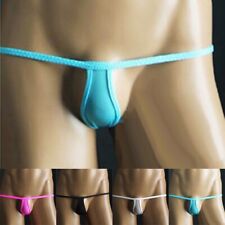 Pouch uomo bulge vita bassa intimo elastico micro tanga perizoma T-Back