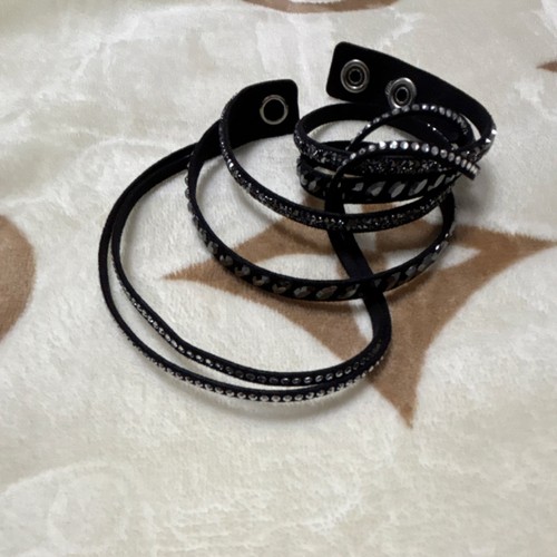 Bracciale perline nero - perline,