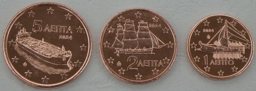 Cent monete - 1+2+5,