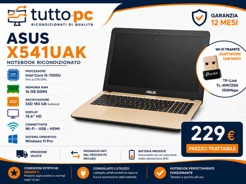Notebook asus x541uak 16gb - asus,