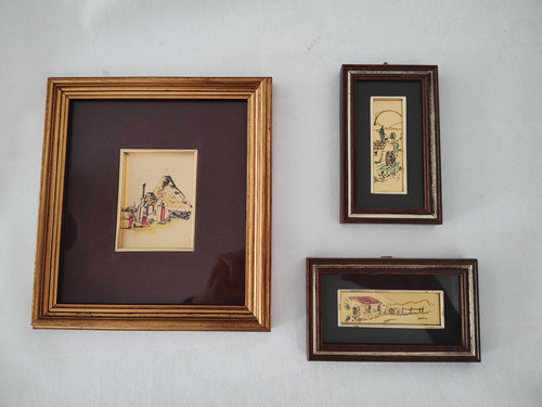 Lotto quadri foglia - di,