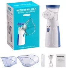 Inalatore Aerosol Portatile Nebulizzatore Ultrasuoni Ricaricabil Adulto/Bambini