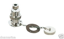 SPINA STAGNA IN OTTONE DA 2 3 4 POLI  - 20 AMP -  NAUTICA BARCA A VELA GOMMONE