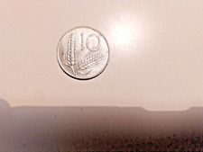 ANTICA E RARA MONETA 10 Lire 1955 - Repubblica Italiana - Spiga/Aratro
