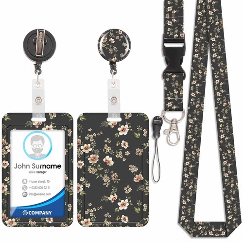 Porta badge con cordino - con, da