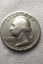 Moneta quarto di dollaro USA rara conio 1965 condizioni stupende realizzo 