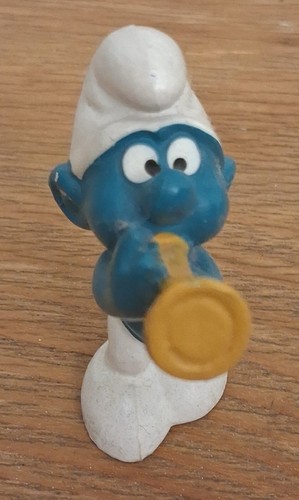 Puffi puffo trombettiere - puffo, con