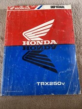 Manuale negozio Honda TRX 250v