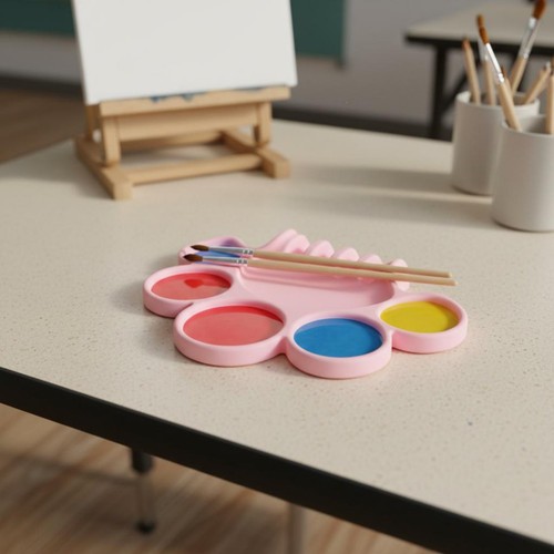 Tavolozza colori con - colori,