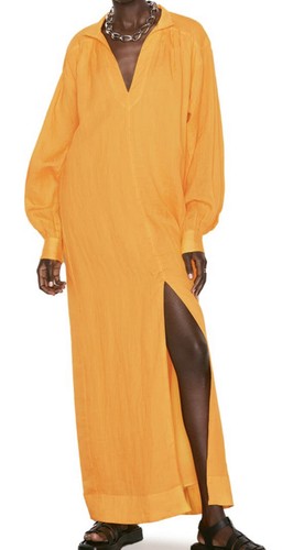 Maxi abito donna arancione