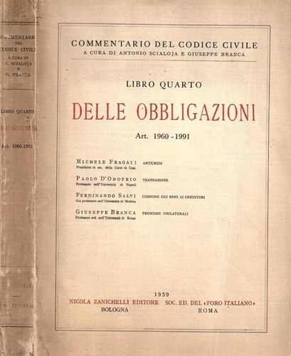 Commentario del codice - commentario,