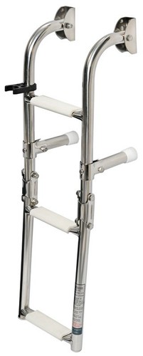 Scaletta pieghevole acciaio - scaletta,