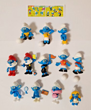 KINDER  COMPONIBILI - SERIE COMPLETA " PUFFI CALCIATORI "ANNO 1989