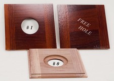 1 Lensboard in legno 4-13/16"x