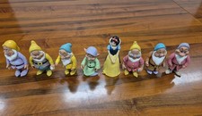 Biancaneve e i 7 Nani Disney Figure Pupazzi di Gomma  Vintage anni '90 