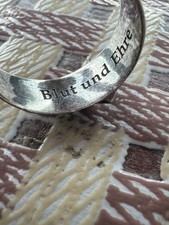 WW2. Anello tedesco in argento. Seconda guerra mondiale.