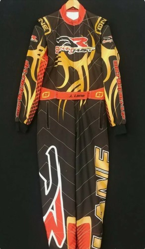 Tuta kart racing nera nuovo - tuta,