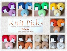 1 pallina - 30 colori disponibili - palette di Knit Picks (100% lana peruviana)