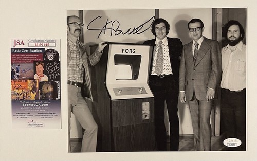 Nolan bushnell firmato 8x10 - nolan,
