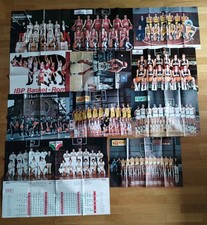 Lotto 27 Poster I Giganti del Basket anni 70 Milano, Rieti, Roma, Brescia, Siena