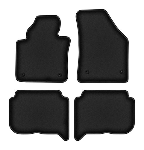 Set tappetini auto - velour, neri
