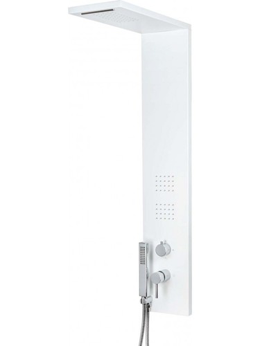 Colonna doccia pannello bianco - colonna,