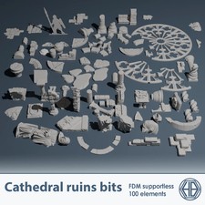 Rovine della cattedrale - rovine,