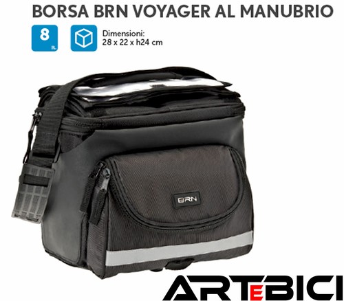 Borsa brn voyager manubrio - borsa,