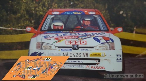 Decals peugeot 106 - maxi, rally