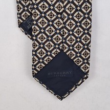 Cravatta Burberry in seta blu