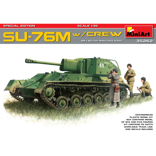 76m crew special edition - su-76m, w/crew
