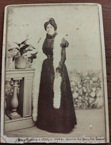 1900 fotografia napoli soprano - napoli,