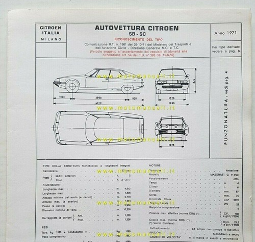 Citroen maserati sc - citroen, sm