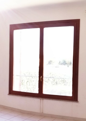 Finestra legno noce - finestra, con