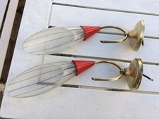 Coppia di Applique Vintage Design Anni 60