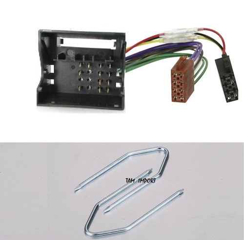 Cable adaptateur iso autoradio - cable,