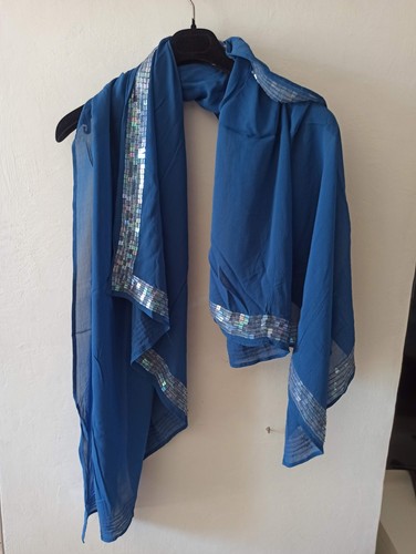 Foulard vintage anni blu - foulard,