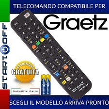 TELECOMANDO GRAETZ UNIVERSALE CLICCA SUL TUO MODELLO LO RICEVERAI GIA PRONTO