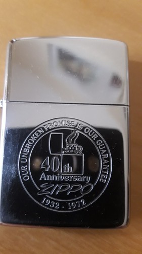 Accendino zippo 40th - accendino,