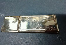 ferma soldi personalizzato col tuo nome    ARTIGIANALI made in italy bagno oro