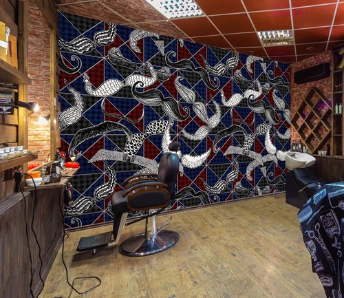 Barba disegnata mano 3d - a,