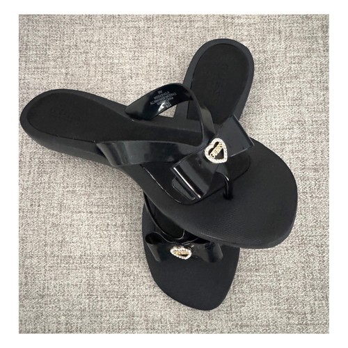 Infradito guess nero gelatina - guess,