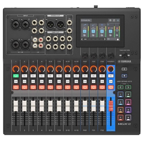 Yamaha mgx12 black mixer - yamaha,
