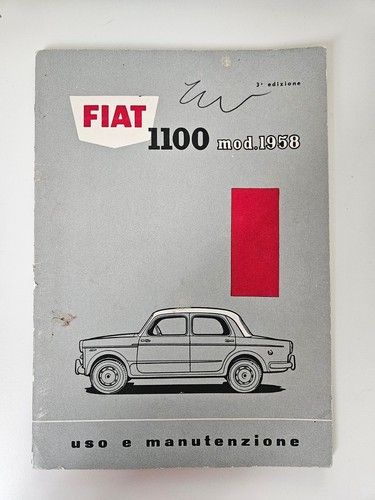 Manuale originale fiat 1100 - manuale,