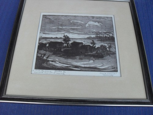 Quadro acquaforte italia - quadro,