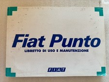 Libretto Uso E Manutenzione Fiat Punto GT (176) 1993-1999