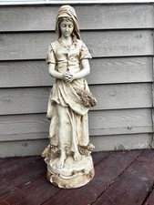 Vtg Chalkware Replica Emile