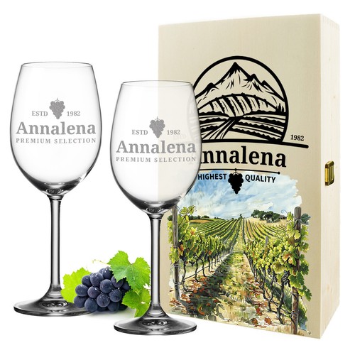 Wein set bicchieri vino 460 - wein-set,