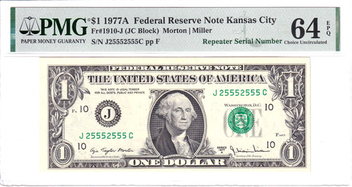 1977 frn pmg scelta unc - 1977-a,